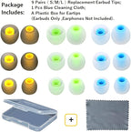 Earbuds Replacement Tips Silicone Earbud Tips Ear Gels Fit - Image 2