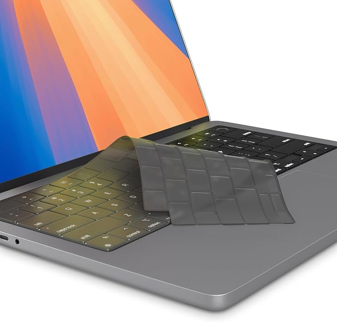 Kuzy Tinted Premium MacBook Pro 14 inch Keyboard Cover M4 16" 2025 2024 2023 M3 - Image 9