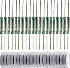 20pcs Glass Reed Switch Reed Contact Normally Open Magnetic Induction Switch by Gebildet