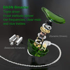 BASN in-Ear Monitors, Bmaster Triple Driver HiFi Stereo Noise-Isolating in-Ear - Image 2