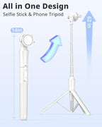 UBeesize 62'' Magnetic Selfie Stick Phone Tripod - Image 3