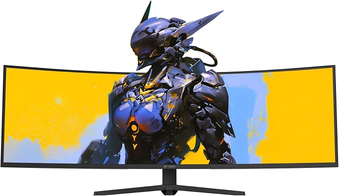 CRUA 49" Curved Gaming Monitor | DFHD, 144Hz/165Hz, AMD FreeSync, 120% sRGB - Image 2