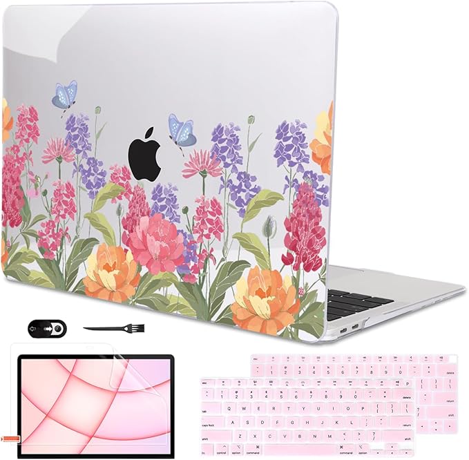 for MacBook Air 13 inch M1 Case 2021 2020 2019 2018 by LCMOCICO