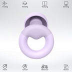 Ear Plugs for Sleeping, 2 Pairs of Reusable Earplugs for Noise Reduction - Image 2