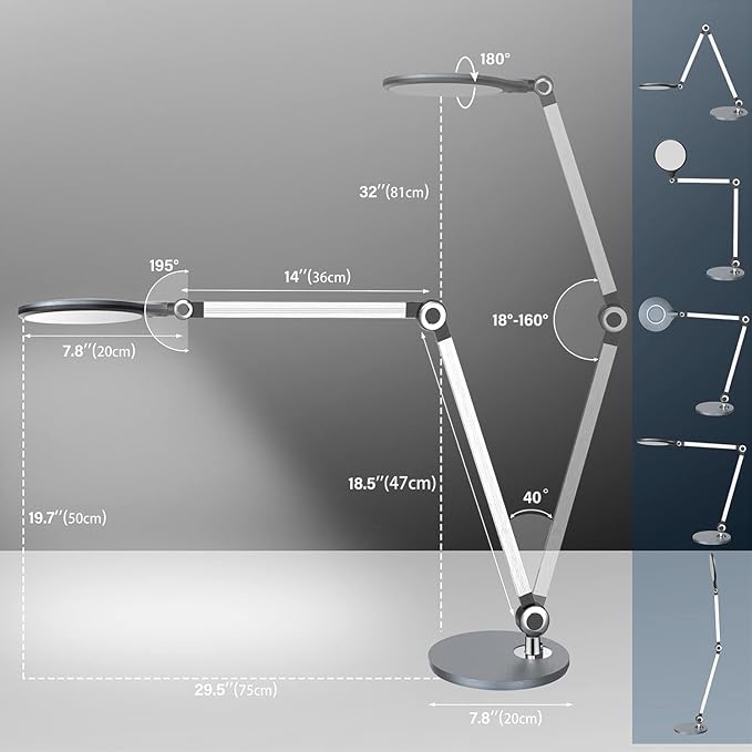 Desk Lamp, Led Architect Desk Lamp, Desk Lamps - Image 6