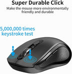 Wireless Mouse Ergonomic, Side Buttons Mouse, 2400 DPI, Silent and Anti Slip - Image 8