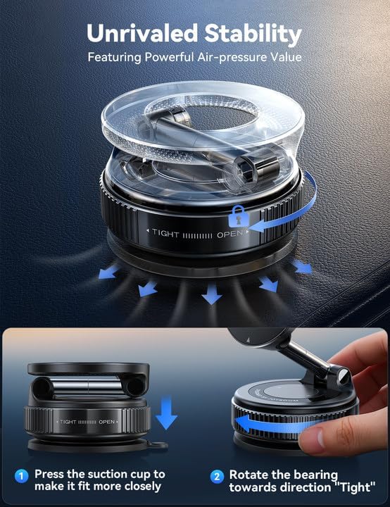 JOYROOM Vacuum Magnetic Phone Holder - Image 4