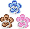 Bonoma Phone Ring Holder with Pink Blue Orange Flowers Design, 3 Pack Universal by Bonoma