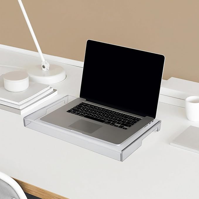 DOITOOL Clear Acrylic Keyboard Cover Protector, 14 in Laptop Keyboard Cover - Image 2