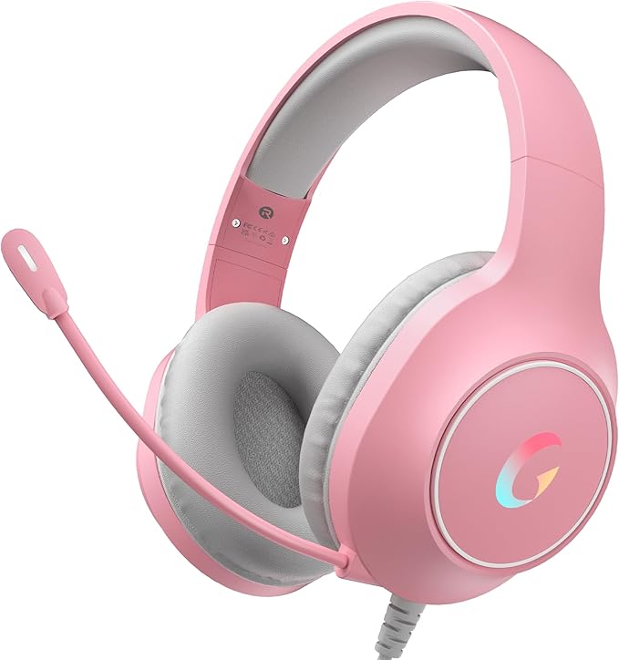 CM7002 Gaming Headset for PS5, Xbox Series, Surround Sound RGB Gaming Headphones by syndesmosGamingHeadset