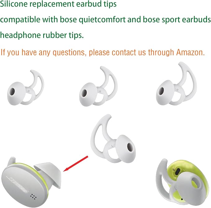 Earbud Replacement Tips Silicone Earbud Tips Compatible - Image 4