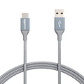 Amazon Basics USB-C to USB-A 2.0 Fast Charger Cable, Nylon Braided Cord by AmazonBasics