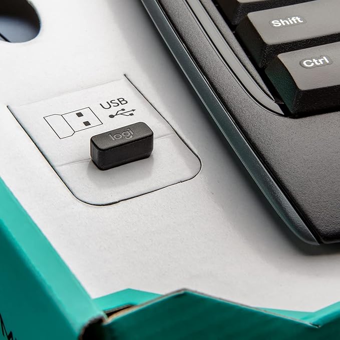 Logitech MK335 Quiet Wireless Keyboard and Mouse Combo - Image 7