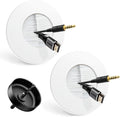 in Wall Cable Management Kit for Wall Mounted TV, Slim Round Wall Cable Pass by LEENUE