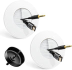 in Wall Cable Management Kit for Wall Mounted TV, Slim Round Wall Cable Pass by LEENUE