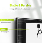 Newpowa 9BB Cell 200W Monocrystalline 200 Watt 12V Solar Panel High Efficiency - Image 4