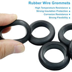 24 Pcs Rubber Grommets, 0.98" Inside Diameter 1" Drill Hole Rubber Wire - Image 3