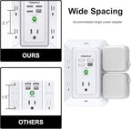 3-Sided Outlet Extender with Night Light - Image 4