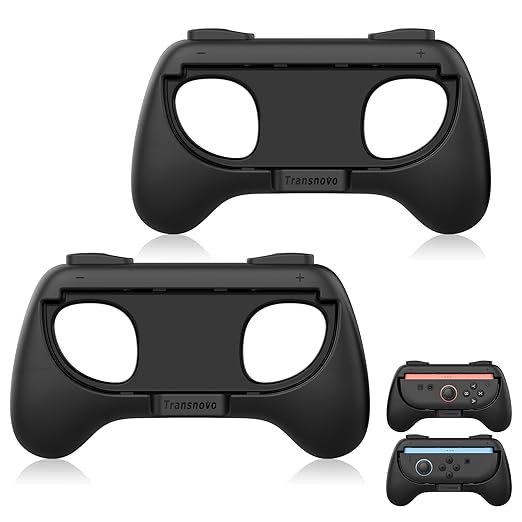 TRANSNOVO Hand Grips for Switch 2，Wear-Resistant Switch Accessories Controller by Transnovo