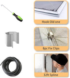 Screen Repair Kit, King&Charles 4 in 1 Screen Roller Tools - Image 5