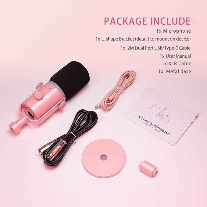 FEELWORLD PM1 XLR USB Dynamic Microphone - Image 9