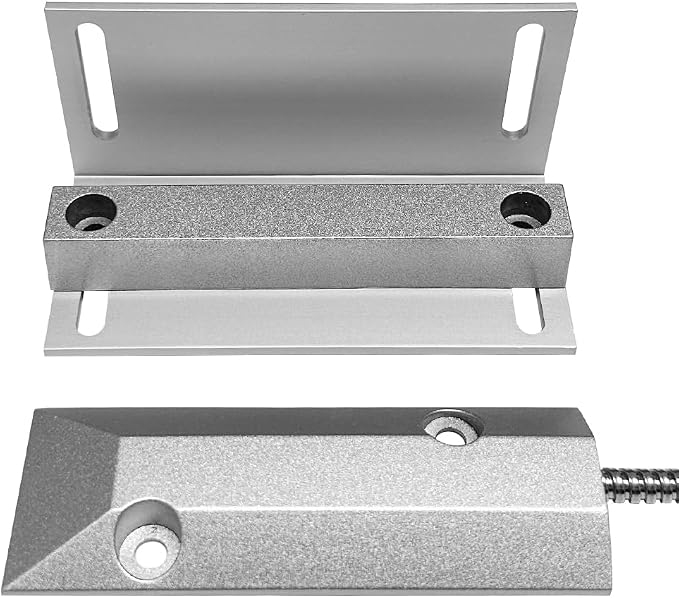 NO&NC 3 Wires Magnetic Garage Door Contacts Heavy Duty Alarm Switch Sensor - Image 4