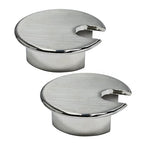 2 Pcs Desk Grommet 1-3/8" / 35 mm, Desk Cord Hole Cover, Cable Grommet Metal by EASYEAH