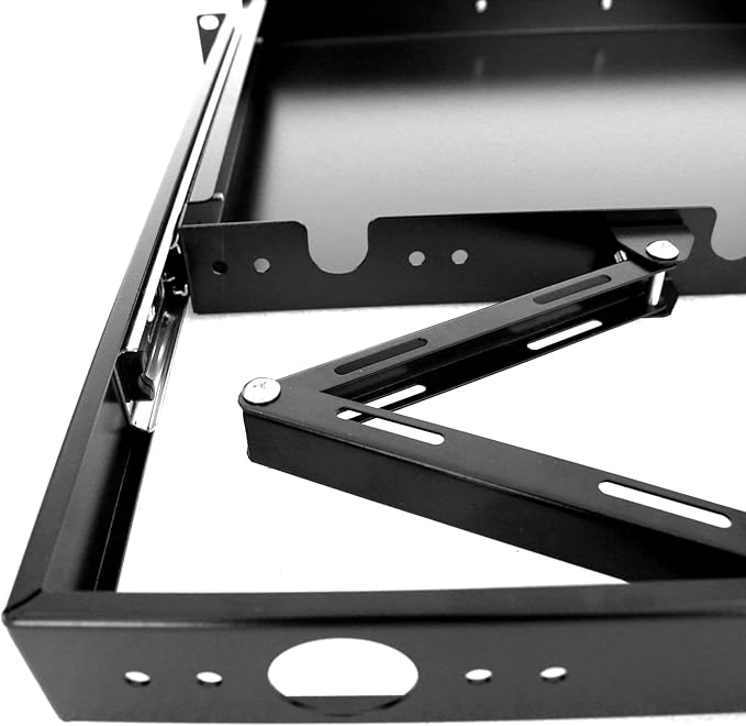 1U Keyboard Drawer 19in Sliding Keyboard Tray 17.75in Deep -Depth After - Image 6
