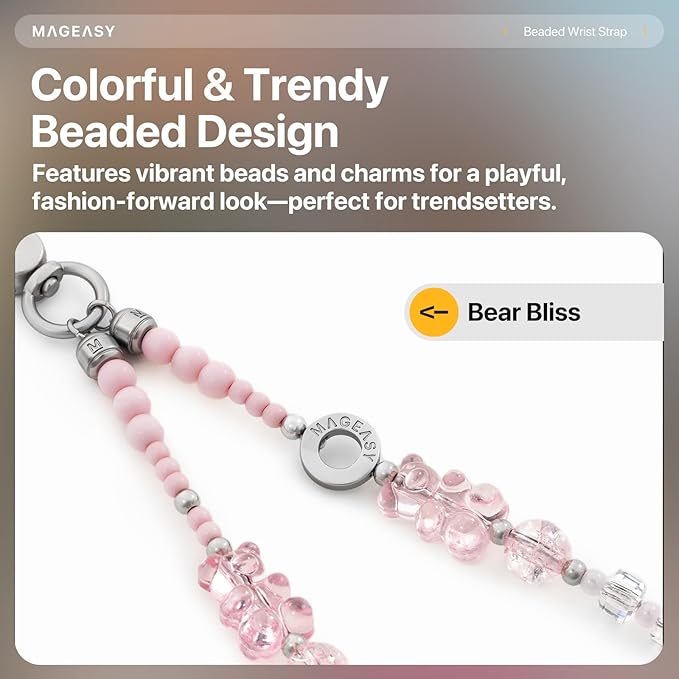 MAGEASY Beaded Phone Charm for Women - Image 4