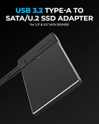 SABRENT USB 3.2 Type A to SATA/U.2 SSD Adapter Cable - Image 2