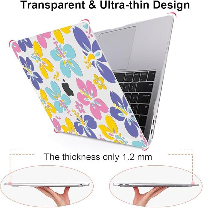 for MacBook Air 13 Inch Case 2021 2020 2019 2018, Pattern Plastic Hard Shell - Image 5