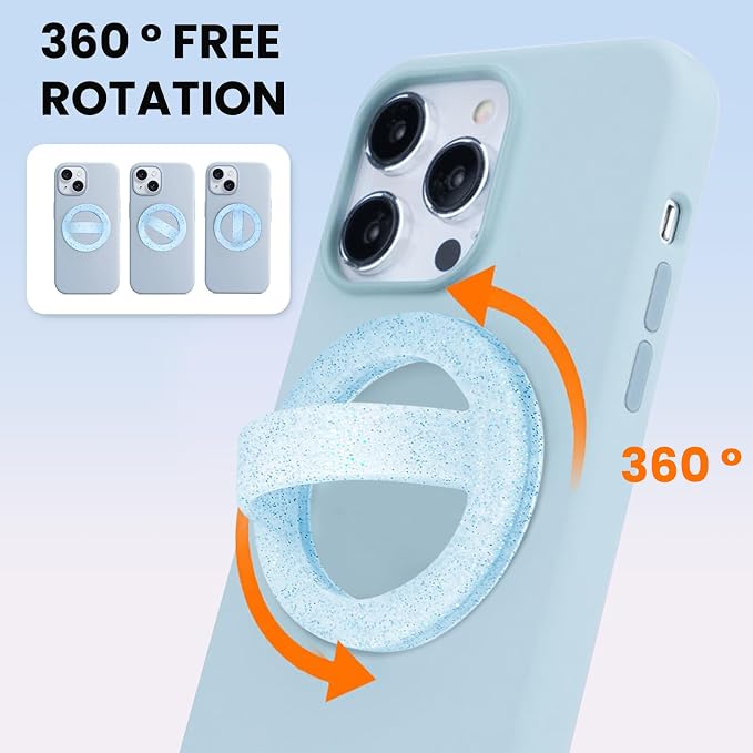 Magnetic Silicone Ring Grip Phone Holder, Loop Grip Phone Holder, Magnetic - Image 3