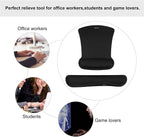 MOSISO Wrist Rest Support for Mouse Pad & Keyboard Set, Ergonomic Mousepad - Image 6