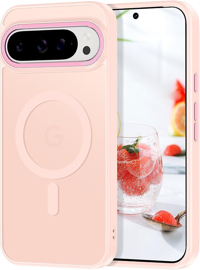 Magnetic for Google Pixel 9 Pro XL Case, Shockproof Slim Translucent Matte by Casehas