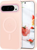 Magnetic for Google Pixel 9 Pro XL Case, Shockproof Slim Translucent Matte by Casehas