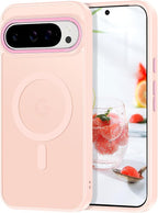 Magnetic for Google Pixel 9 Pro XL Case, Shockproof Slim Translucent Matte by Casehas