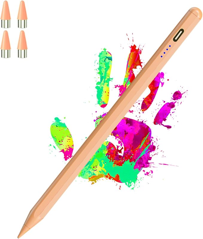 Stylus Pen for Touch Screen, Rechargeable Active Magnetic iPad Pencil by Luntak