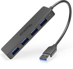 Plugable 4 Port USB Hub 3.0, USB Splitter by Plugable