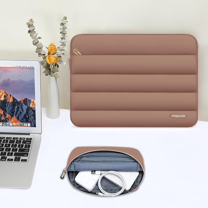 MOSISO 15-15.6 inch Laptop Case, 16 inch Puffy Laptop Sleeve Compatible - Image 8