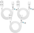 TiFFCOFiO Indoor Extension Cord, 2 Prong 6 Feet Extension Cord, 3 Polarized by TiFFCOFiO