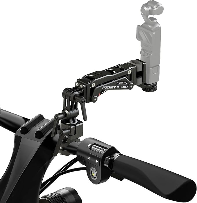Came-TV Motorcycle Camera Mount Stabilizer, Bike Camera Mount, Handlebar Mount by Came-TV