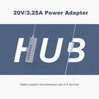 Powered USB Hub 10Gbps, intpw YH9AC 12-Port USB Splitter - Image 8