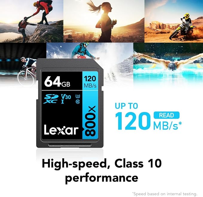 Lexar High-Performance 800x 64GB SDXC UHS-I Memory Cards, Full-HD & 4K Video - Image 3