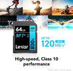 Lexar High-Performance 800x 64GB SDXC UHS-I Memory Cards, Full-HD & 4K Video - Image 3