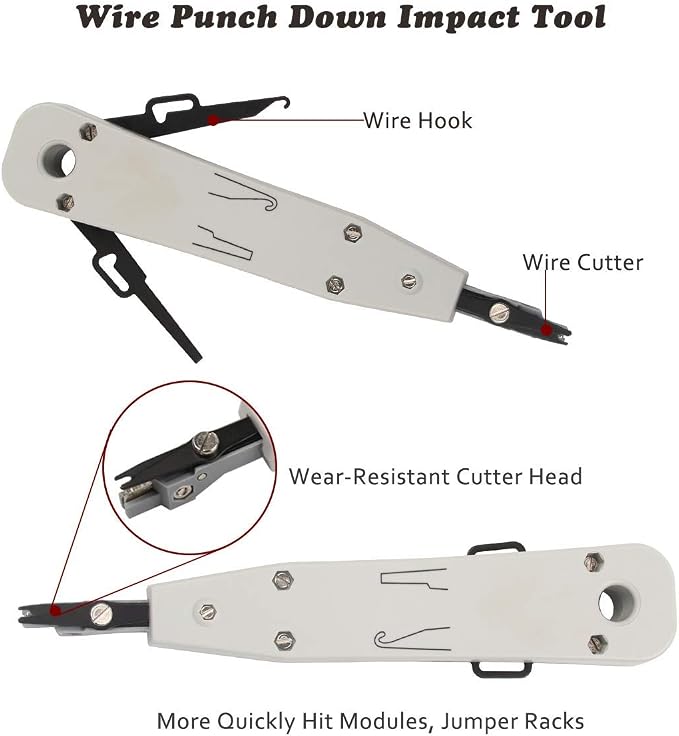 Delgada RJ45 Ethernet Network Crimping Tool Kit - Image 7