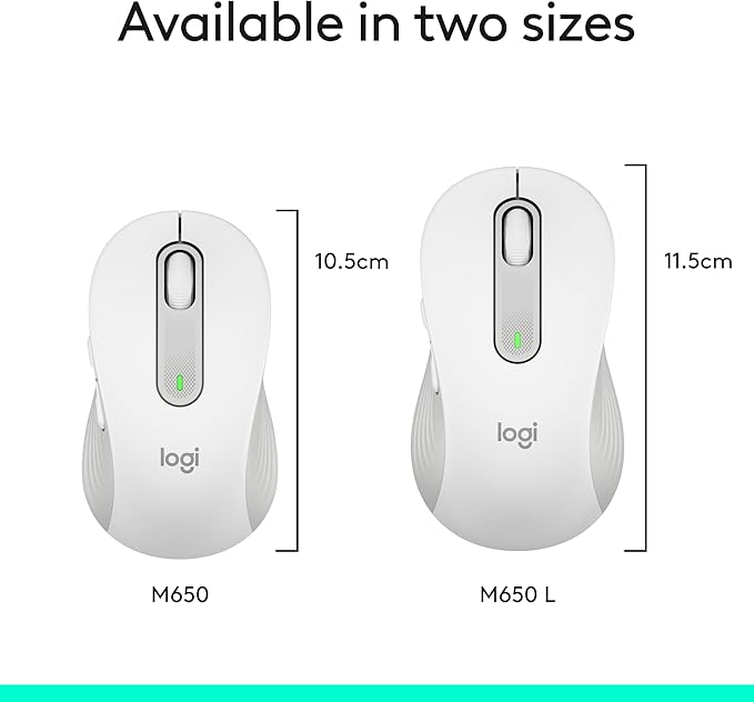Logitech Wireless Mouse Signature M650 L Full Size - Image 10