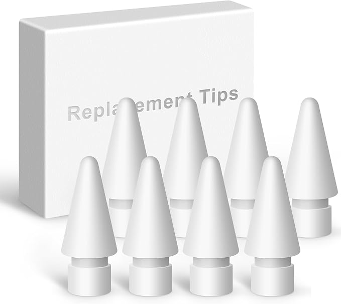 Upgraded Replacement Tips for Apple Pencil Pro/2nd Gen/1st Gen/USB-C, No Wear by Granarbol