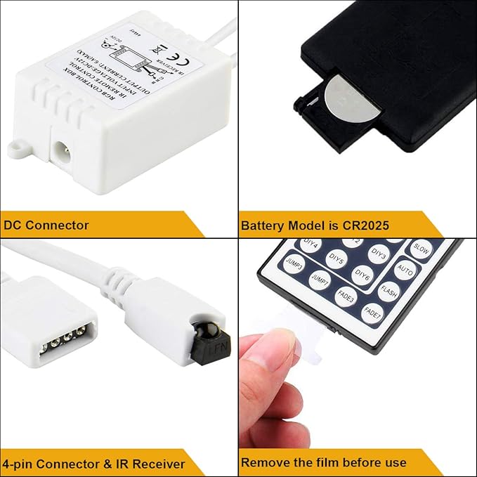 SUPERNIGHT RGB LED Light Strip Remote Controller, Dimmer - Image 3