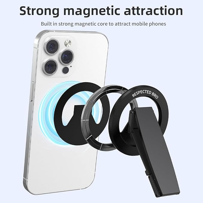 Magnetic-Phone-Grip-Stand, Magnetic Phone Ring Holder Kickstand - Image 7
