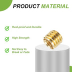 PATIKIL 1/4" Female to 3/8" Male Convert Screws Adapter - Image 4